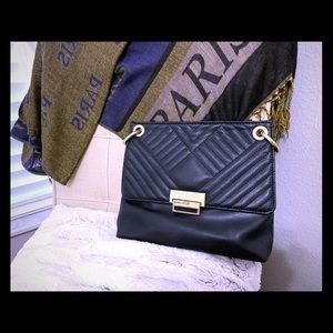 Black and gold Steve Madden clutch/ crossbody